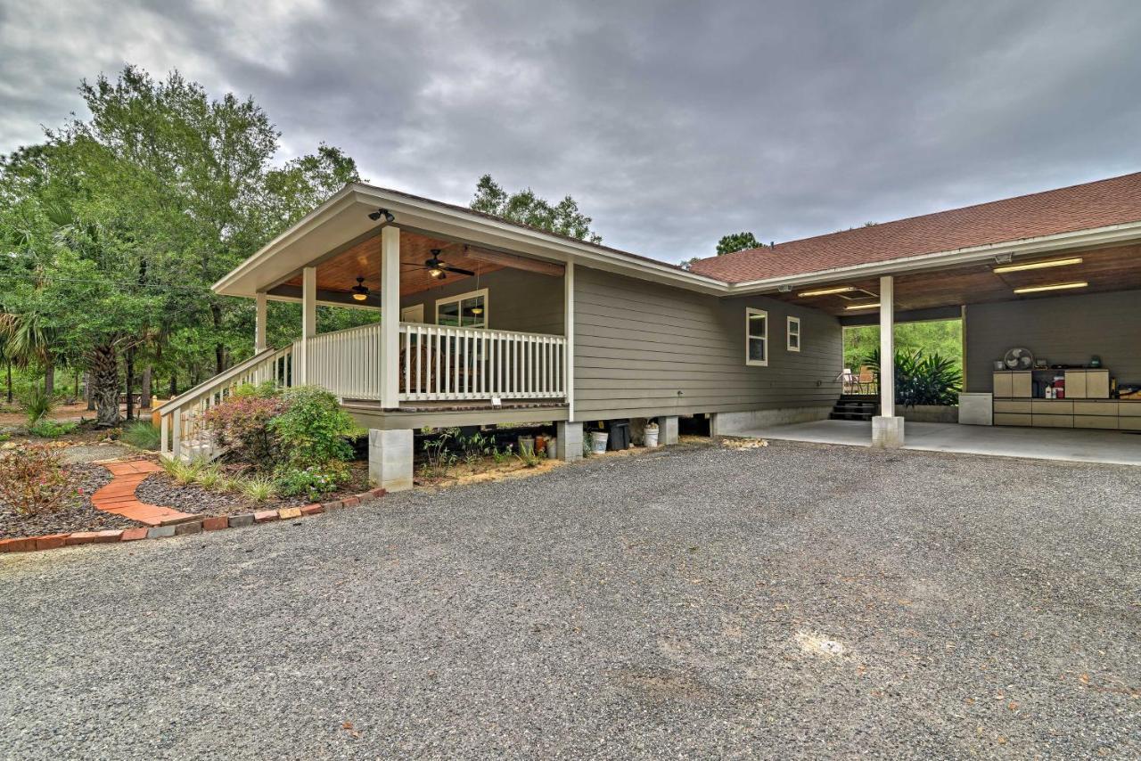 Crystal River Cottage On 1 Acre With Deck And Porch! Yankeetown Exterior foto